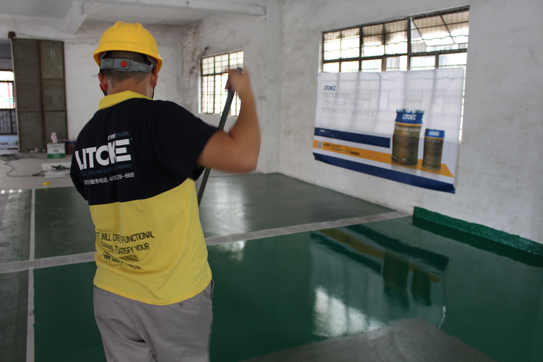 力特克環氧樹脂平涂型面涂地坪漆 力特克環氧樹脂平涂型面涂地坪漆